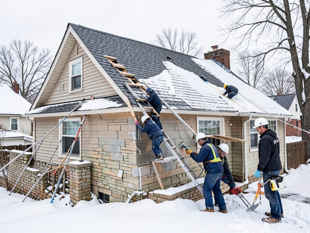 Can you install a new roof during a minnesota wint