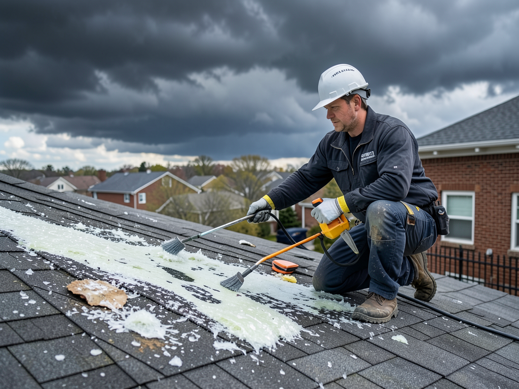How to spot a shady storm chaser roofer after a br