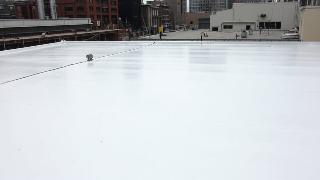 Modern flat roofing solutions for north loop condo