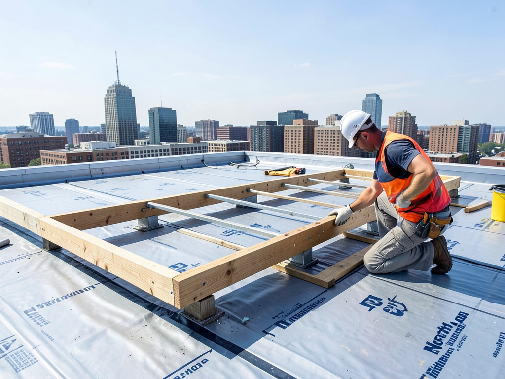 Turning your north loop flat roof into a private r
