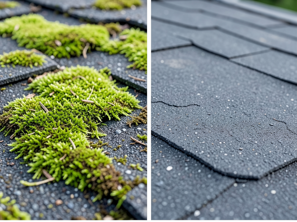 Why Moss is Growing on the North Side of Your Vadnais Heights Roof (And How to Stop It)