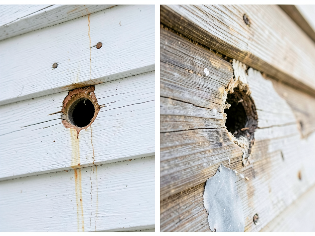 Why Woodpeckers are Boring Holes in Your Orono Siding and Roofline (And How to Stop Them)